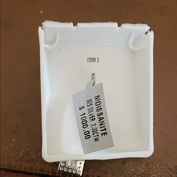 2.0 CTW .925 Silver/Moissanite Cross Pendant - Picture 3 of 4